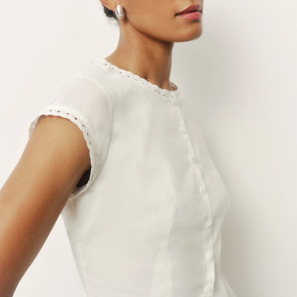 Reformation Valetta Two Piece White